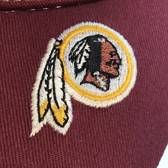 Washington Redskins NFL Visor Burgundy & Gold Twill Embroidered Logo Strapback - Picture 5 of 9